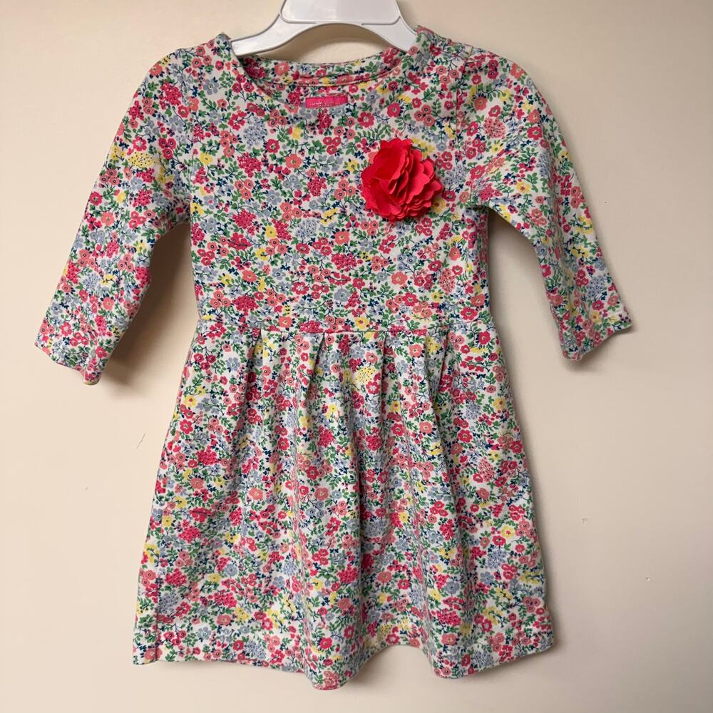 Joules 3/4 Sleeve Ellie Dress Knee Length Size 5 Floral